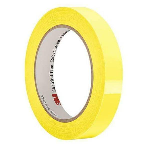 3m Elec Tape,216 ft Lx1 in W,2 mil,Yellow 3M 1318-2 1" x 72 yds Yellow