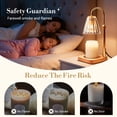 thumbnail image 5 of Candle Warmer Lamp with Timer & Height Adjustable Electric Lamp, Clear, 5 of 8