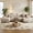 Beige, variant on edx 99" U-Shaped 6 Seat Sofa Couch for Living Room, Linen Fabric Sofa Bed with Removable Pillows for Home and Apartment (Fabric, Dark Grey)