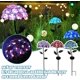thumbnail image 4 of ERQVHQV Solar Hydrangea Garden Stake - Luz solar en forma de hortensia - Luces solares para exteriores - Impermeable - Luces LED con energía solar oso de fresa Electrónica, 4 of 5