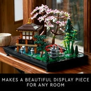 LEGO Icons Tranquil Garden Building Set - Detailed Japanese Zen Garden DIY Kit for Adults, Ages 18+ Gift for Wedding - Building Block Set for Home Decor - 10315