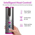 thumbnail image 3 of CH Automatic Curling Iron,Pink,Cordless Auto Hair Curler, Ceramic Rotating Hair Curler , Portable Rechargeable Curling Wand, Auto Shut-Off, 3 of 7
