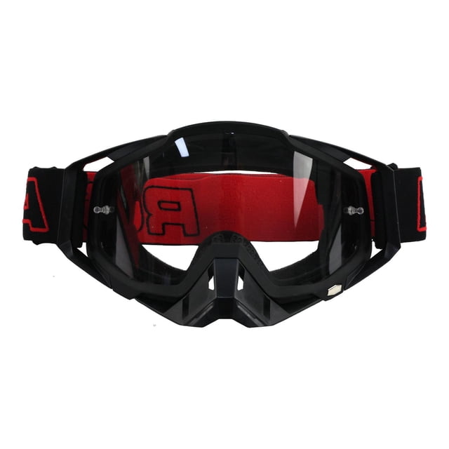 Goggle Negro Con Visor Claro Modelo Off Road Roda