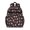 Red Mushroom Polka, variant on Red Mushroom Snail Black Pattern Backpack for School,Cute School Bag,Schoolbag with Adjustable Shoulder Straps & Padded Back,15.25"x11.5"x5.25"
