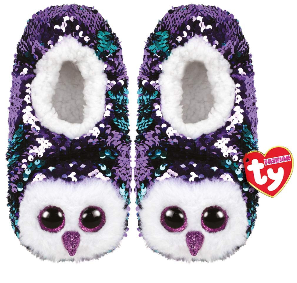 kids purple slippers