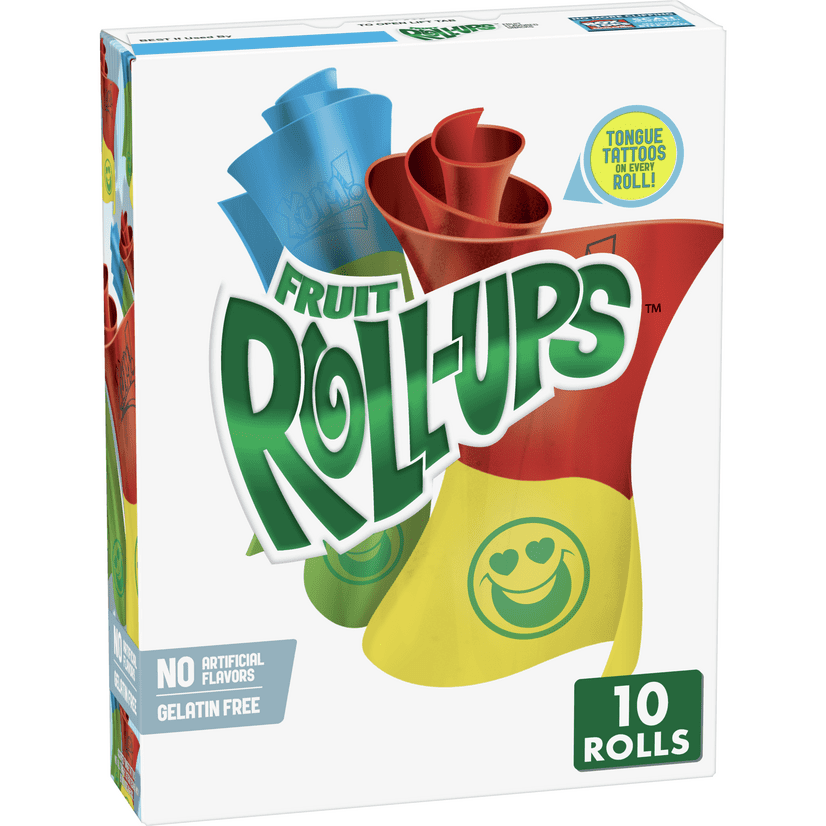 Fruit RollUps, Blastin' Berry Hot Colors, 10 Count