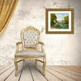 thumbnail image 3 of Motz, Peter 13x12 Gold Ornate Wood Framed with Double Matting Museum Art Print Titled - Winter day, 3 of 4