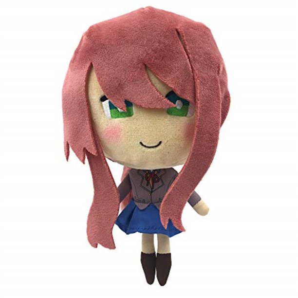 Doki Doki Literature Club Ddlc Monika Plush Figure Walmart Com Walmart Com