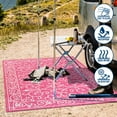 thumbnail image 4 of JONATHAN Y SANTA MONICA 3 x 5 Area Rug, Charleston Vintage Filigree Textured Weave - Fuchsia/Light Gray, SMB106J-3, 4 of 8