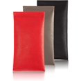 thumbnail image 1 of ORUYROP Squeeze Leather Sunglasses Pouch-3 Pack Spring Storage Glasses Pouch Holder, 1 of 7