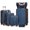 Navy Blue, variant on S-HOME 6 Piece Luggage Set with Duffel Bags in Multicolor Hardside Expandable Suitcases with Spinner Wheels TSA Lock