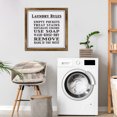 thumbnail image 2 of Eveokoki Laundry Rules Sign 12x12 Inch, Rustic Farmhouse Decor Home Sign, Wall Decorations Living Room, Modern Farmhouse Wall Decor, Laundry Sign and Laundry Room Decor with Solid Wood Frame, 2 of 5