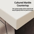 thumbnail image 2 of Shelter 48 in W x 22 in D Grey Oak Single Bath Vanity and Cultured Marble Top, 2 of 7