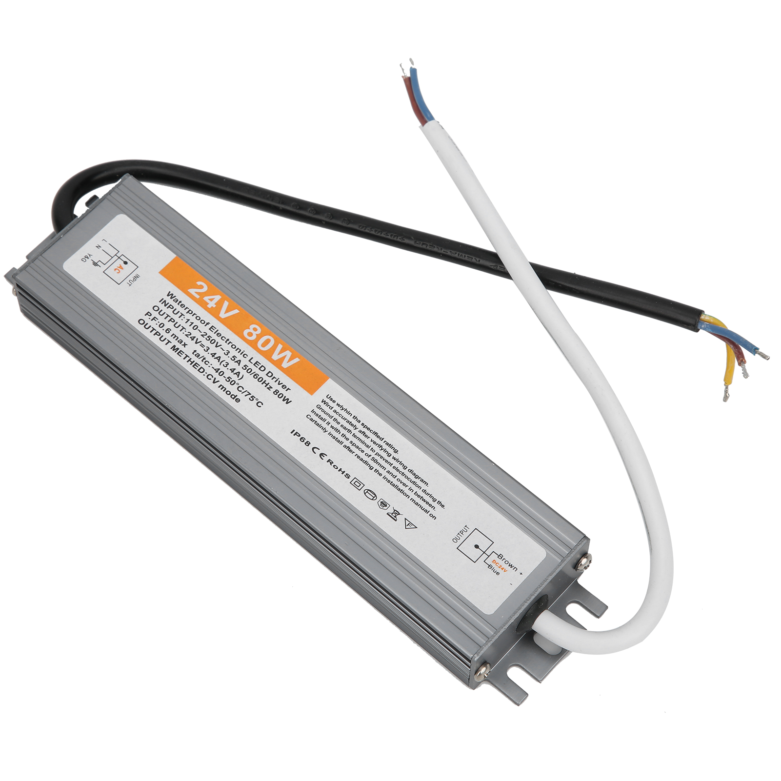 DOACT 80W LED Driver Wired LED Transformer AC110‑250V 50/60HZ For LED Light  LED Advertising Board