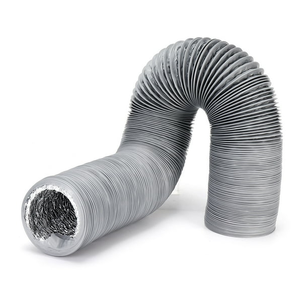 Black 5ft /10ft /20ft DIA 15cm Flexible Exhaust Pipe Vent Hose Duct