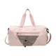 thumbnail image 1 of Bolsa de gimnasia Sports de fitness mochila con compartimento de zapato con cremallera resistente Bolsa de semanario portátil para entrenamiento Rosa, 1 of 8