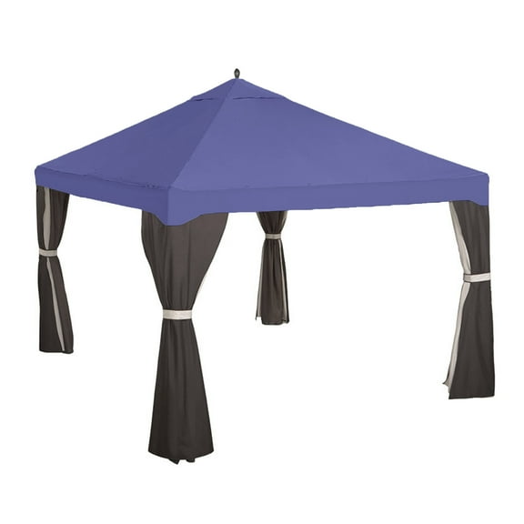 Garden Winds Replacement Canopy Top Cover for the Garden Treasure's 10 x 12 Gazebo - True navy