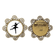 thumbnail image 1 of Bailarina de ballet danza arte deportes Broche de flores, regalo de joyería para mujeres y niñas Unbranded M, 1 of 3