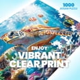 thumbnail image 5 of Lamplig Puzzles for Adults 1000 Pieces, Sea Turtle & Clownfish Ocean Jigsaw Puzzle, with Letters on Back, Challenging Puzzle for Adults, Stress Relief Gift for Game Nights with Guide Poster, 5 of 9