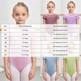 thumbnail image 5 of Girls Flutter Sleeve Dance Leotard with Mesh Detail,Classic Ballet Bodysuit, 5 of 8