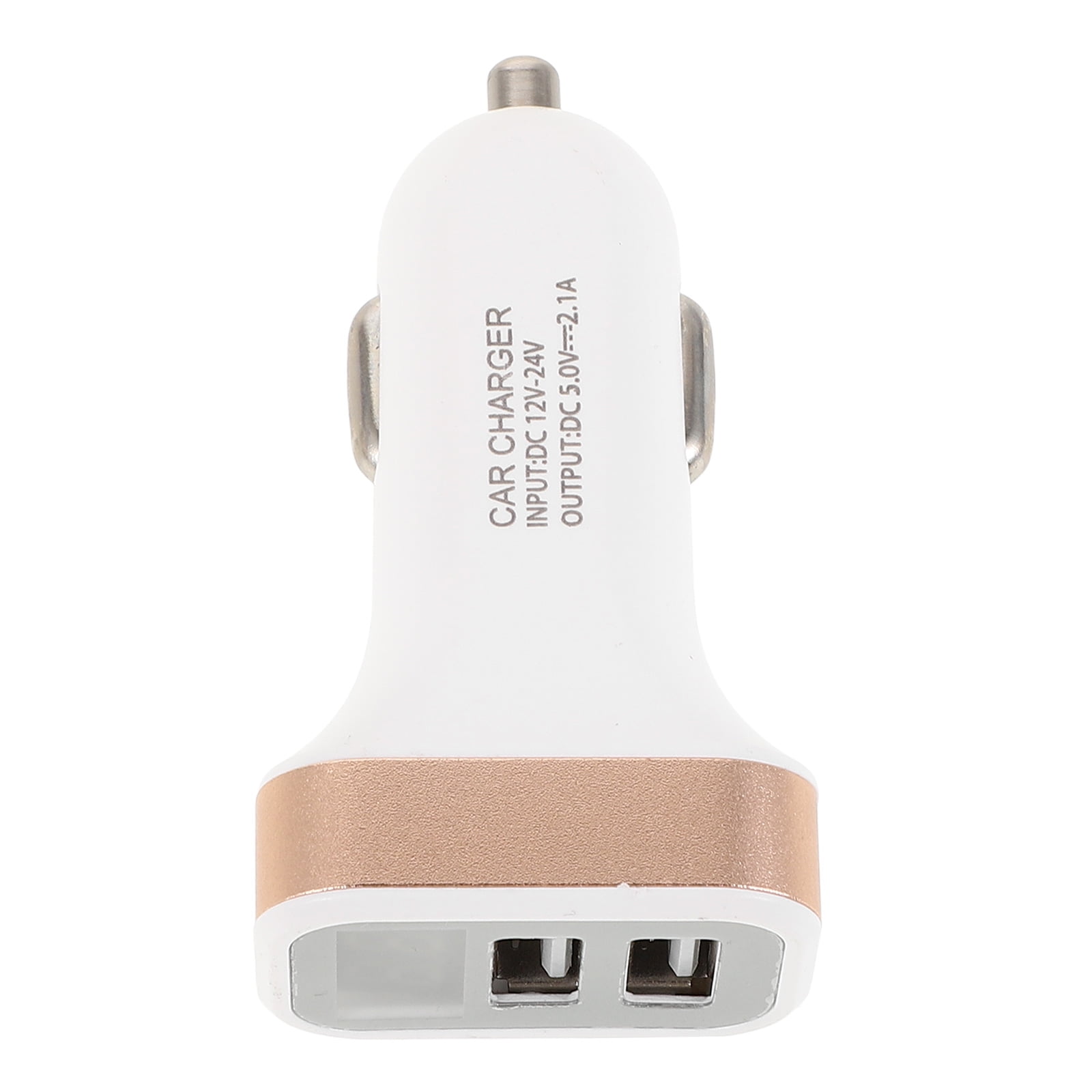 Dual USB Car Charger Digital Display Voltage Detection Car USB Adapter Car Outlet Adapter Multiple Port Car Charging Station for Phone Charging