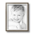 thumbnail image 2 of ArtToFrames 7x9" Silver with Stained Grey Picture Frame, Silver Wood Poster Frame, with Regular Glass and 2 (FBPL-4767), 2 of 7