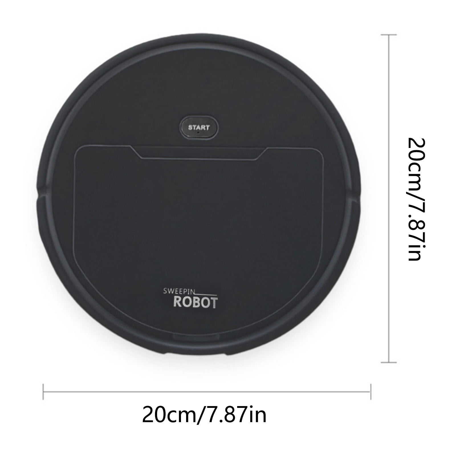 Robot Vacuum Cleaner, USB Smart 3 in 1 Super Thin, Powerful Suction, Quiet, Self Charging Robotic Vacuum Cleaner, Cleans Hard Floors to Medium Pile Carpets
