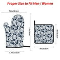 thumbnail image 2 of Fotbe Hawaiian Style for 4Pcs Oven Mitts and Pot Holders, 500℉ Heat Resistant Oven Mitts , Non-Slip Silicone Surface Safe for Baking, Cooking, BBQ, 2 of 6