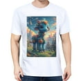 thumbnail image 3 of Basic Oversize Tees For WomenFairy Tale Loose Boyfriend Shirts Casual Blouse round neck, 3 of 5