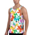 thumbnail image 2 of Logiee Colorful Air Balloons Print Men's Workout Tank Top,Quick Dry Workout Tank Top,Gym Muscle Tee,Fitness Bodybuilding Sleeveless T Shirt-Large, 2 of 7