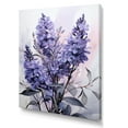 thumbnail image 2 of Designart "violet Flower Enchanting Fragrance I" Floral & Botanical Canvas Print, 2 of 5