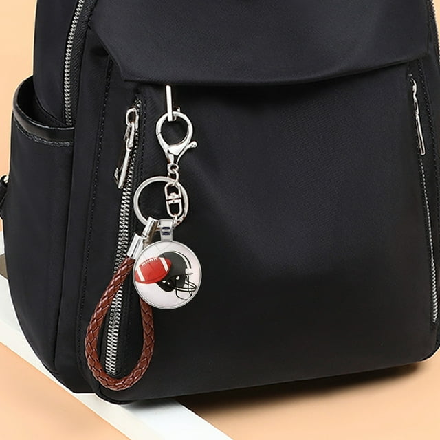 SIfdSeng Door Decorations Hanging Outdoor Initials Soccer Basketball Volleyball Keychain Pendant Border European and American Accessories Key Ring Bag Ornament Creative Small Gift Mens Bedroom Decor