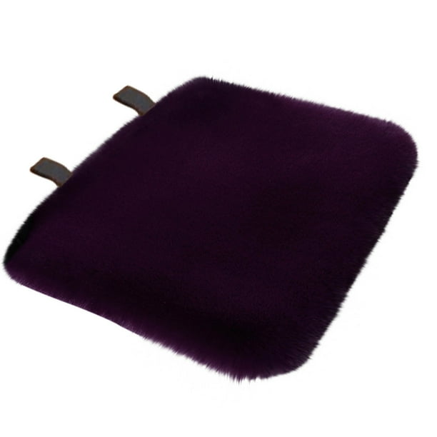 Yhmxh Cómodos y cálidos cojines de felpa y fríos para el coche con detalles para calentar tu experiencia de conducción. Disfruta de la calidez de conducir en invierno.