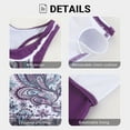 thumbnail image 5 of GEWSEY Women's Built in Bra Tankini Top No Bottom Loose Fit Tank Tops Swimsuits Purple, M, 5 of 8