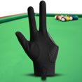 thumbnail image 6 of Baright Non-Slip 3 Finger Snooker Glove Left/Right Hand Universal Billiard Sports Accessories Full-Finger Billiards Gloves, 6 of 9