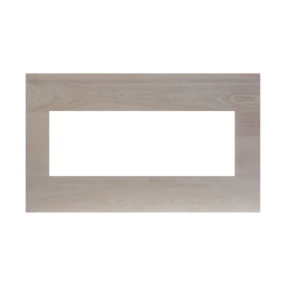 White Birch birch wood mantel ‐ surround for BI‐40‐XTRASLIM