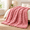 Hot Pink-Throw(50" x 60"), variant on Faux Throw Blanket For Couch Warm Plush Striped Sofa Bedroom Living Room 50 * 60 Inches Khaki