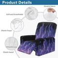 thumbnail image 5 of Kuiaobaty Fire Pattern Recliner Couch Cover with Elastic Bottom Nonslip Reclining Sofa Slipcover Breathable Recliner Couch Cover Dustproof Reclining Slipcover for Living Room, 5 of 8