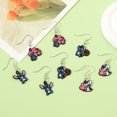 thumbnail image 4 of Pendientes de pareja de Ángel de puntada, colgante de Lilo & Stitch, figura de dibujos animados Kawaii, accesorios, 1 par, 4 of 5