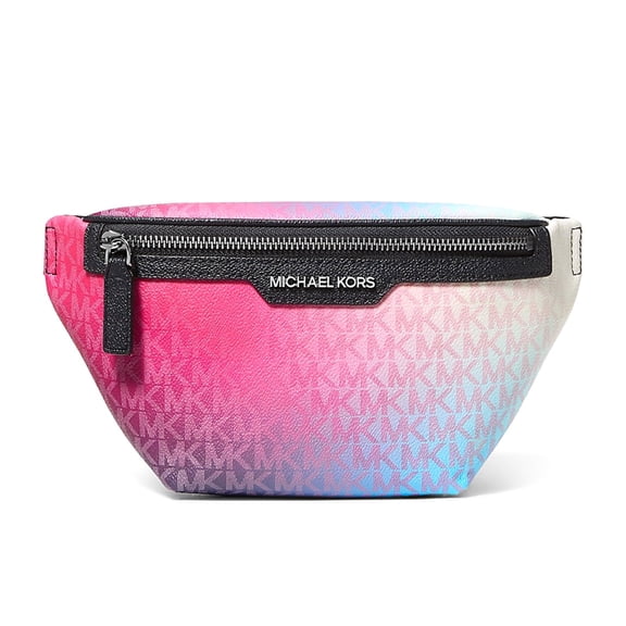 Michael Kors Men's Cooper Ombré Signature Logo Sling Pack (Navy Multi)