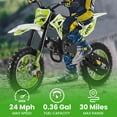 thumbnail image 6 of Seipouy Dirt Bike for Kids & Adults 49cc 2-Stroke Kids Mini Bike Gas Power Off Road Trail Bikes with Front Rear Disc Brakes, Racing Max Speed 40KM/H from USA Fast Arrival Support 220IBS, 6 of 8