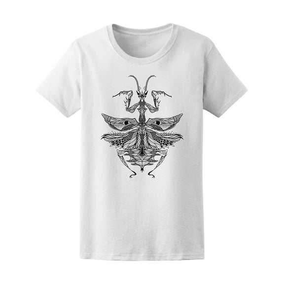 Beautiful Mantis Sketch Tee Women's -Image by Shutterstock