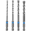 Restored HART 4-Piece Hex Shank Masonry Drill Bit Set (Refurbished)