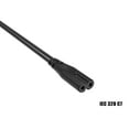 thumbnail image 3 of Cable Leader 2ft IEC320 C14 to C7 Extension Power Cord 18AWG, Black, 3 of 5