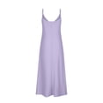 thumbnail image 4 of "Sleeveless V Neck Maxi Dress For Women Solid Color Hollow Out Resort Style Spaghetti Strap " Maxi Dress with Pockets Women's Summer Dress Juniors Casual Dresses Cute Beach Dresses for Women V Neck, 4 of 5