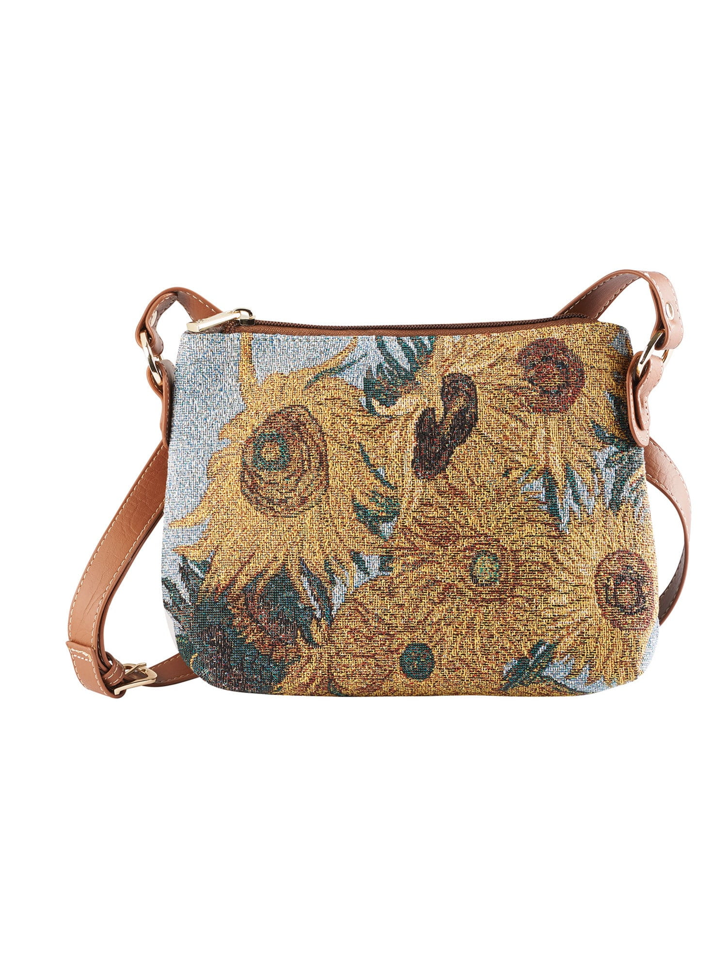 Signare Womens Tapestry Fashion Shoulder Handbag Across Body Messenger Bag puppy 