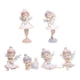 thumbnail image 4 of Figuras de ángeles,Figuras en miniatura de niña de ballet,juguetes,figuras de niña,Figuras de niña Muñecas de juguete Adornos para tartas,Decoración de tarta de bailarina de ballet para, 4 of 9