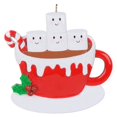 thumbnail image 4 of Cinco árboles de Navidad colgante decorativo Navidad taza de café serie colgante de resina 10,2*8,5*0,8 cm, 4 of 5