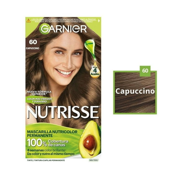 Tinte para cabello Garnier Nutrisse 60 capuccino