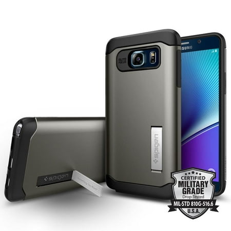 Spigen Slim Armor Case for Samsung Galaxy Note 5 - Gunmetal